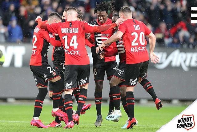 包含雷恩小胜蒙彼利埃，法国联赛战况白热化的词条